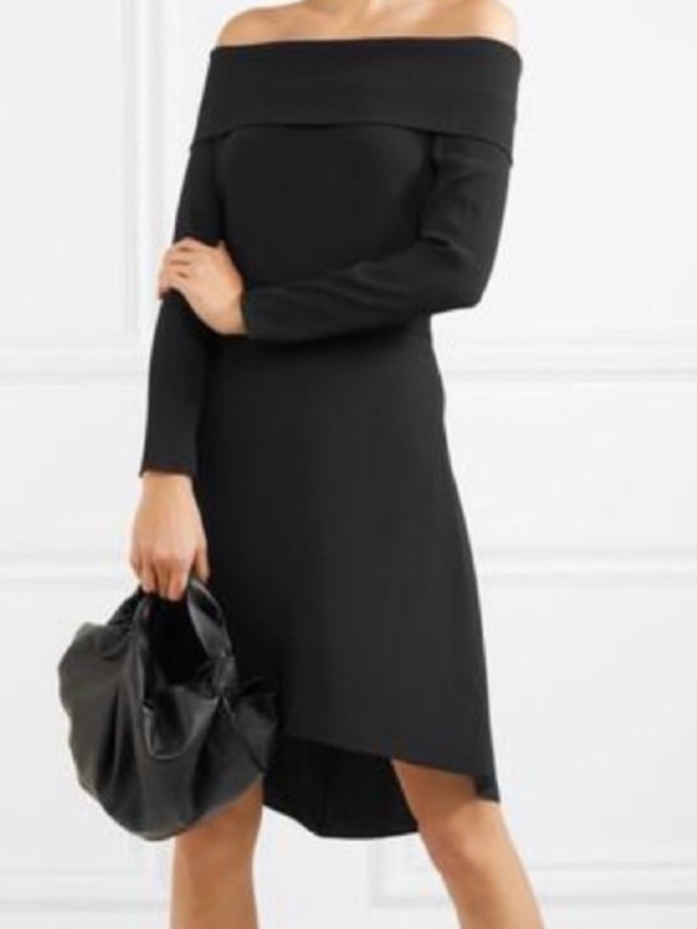 THEORY | Black Elegant Kensington Mini Dress
